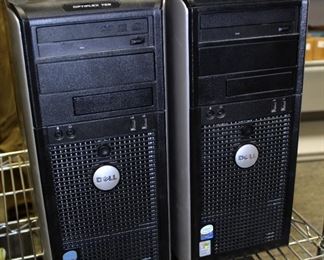 Dell Optiplex 755 PC Towers With Windows 10, Used, Qty 2