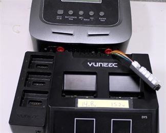 Yuneec Balancing Chargers, Qty 3, Models SC3500-3H, DY5, And YUNHA10