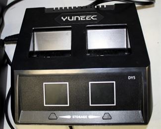 Yuneec Typhoon H Lithium Polymer Batteries, Used, Qty 44; And Yuneec Dual DY5 Charging Base