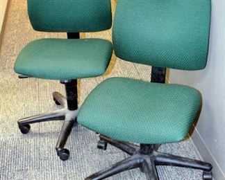Hon Adjustable Rolling Office Chairs, Model 5312MS, Qty 2