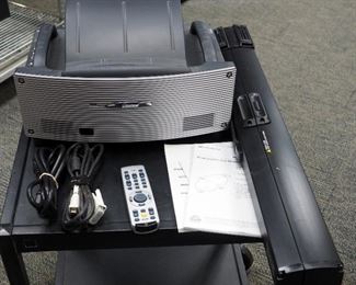 NEC DLP Projector Model WT610, Includes Retractable Screen