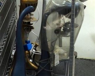 Nexel Stainless Steel Rolling Storage Rack With Adjustable Shelves - 70.5" x 36" x 24", Including Vintage Microprojectors