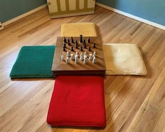 MCM Floor Game Table With Kneeling Cushions