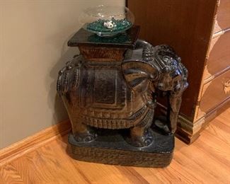 Vintage Elephant Garden Seat