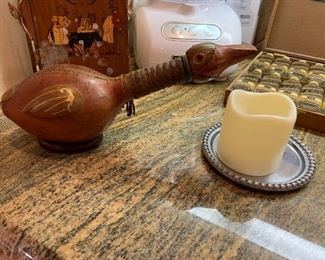 Leather Duck Decanter