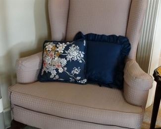 Ethan Allen Queen Anne Wing Chair