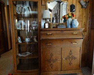 Side by Side curio cabinet