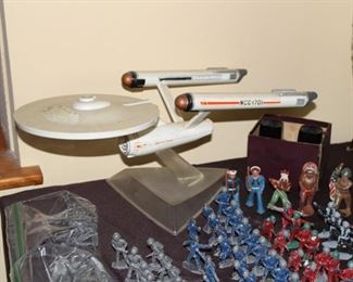 Vintage Star Trek Enterprise model