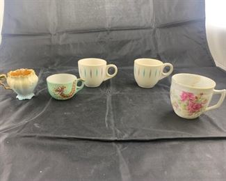 small tea set or espresso cups