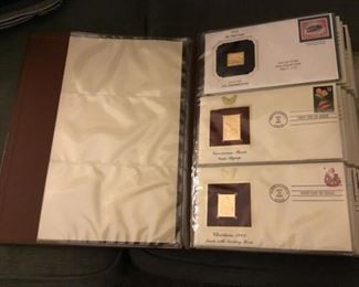 Inside sample of Golden Replica's  Stamp Collection