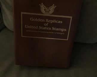 Golden Replicas of US Stamps