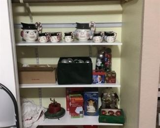Christmas Decorations and Holiday mugs