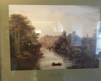 Print - Warwick Castle by Richard Banks Harraden 1828