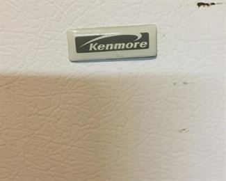Kenmore Label on Freezer