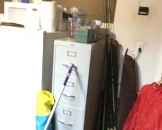 Fishing Poles, File Cabinet