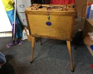 Vintage Wooden AMA Toolbox