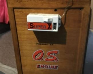 Side of Wooden Tool box