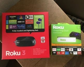 Roku and Roku 3 Streaming Stick