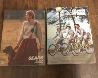 Sears 1981 Spring/Summer Catalog and Sears 1988 Fall Catalog