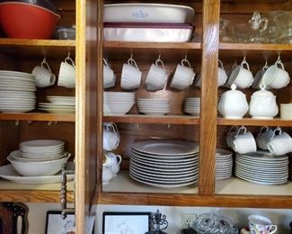 WHITE CHINA DISHES