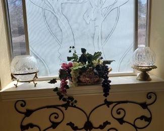 ETCHED GLASS WINDOW