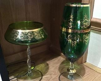 Vintage Italian Murano Compote Glassware