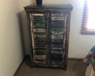 Two Door Painted Cabinet from Hall Furniture Store