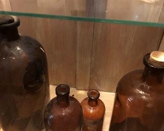 Collection of Pharmacy Bottles