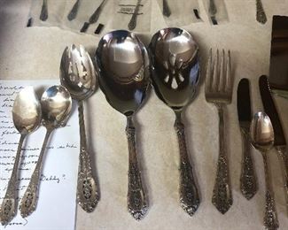 More pieces from Wallace Rose Point Sterling Silver Set