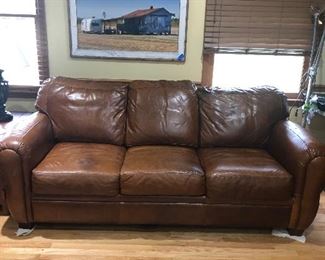 Real Leather Couch by Mayo Leather