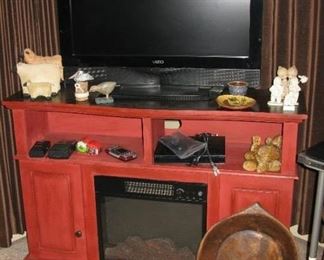 TV stand with built in heater   BUY IT NOW $ 85.00    
  (TV NOT included)