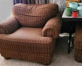 Flexsteel chair and ottoman   BUY IT NOW $ 65.00