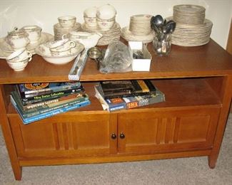 TV stand   BUY IT NOW $ 50.00                                  
 Complete set of china with serving pieces                        
        BUY IT NOW $ 65.00