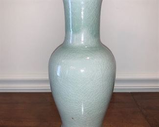 Celadon vase 12" - Price 40