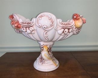 Ceramic centerpiece bowl 14"x10" - Price $30