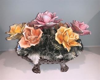 Capodimonte flower centerpiece - Price $195