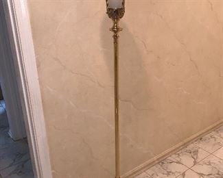 Brass floor lamp 62" - $150