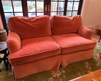 Richmond Design upholstered loveseat in great condition.  Dimensions 75"l x 34"hx44"d  Price $950