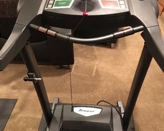 NOW $40 Merit 735T treadmill. Folds partially for transport. Call or text for mover recommendations.