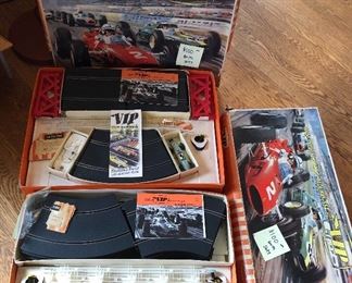 $100 for both sets - 2 Vintage VIP High-Speed Electric Raceway sets (F.R. 1100 & F.R. 1700) Made in England