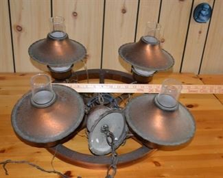 PLL #23 Wagon Wheel Style Chandelier $50