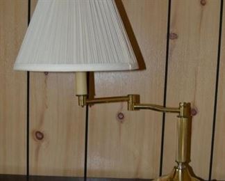PLL #26 Brass Adjustable Lamp 20" Tall $30