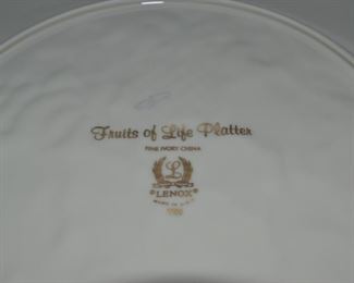 PLL #38 Fruits of Life Platter USA $10