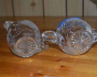 PLL #48 Cut Crystal Creamer & Sugar @ $10 pair