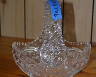 PLL #49 Cut Crystal Basket @ $10