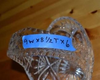 PLL #49 Cut Crystal Basket @ $10