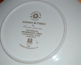 PLL #54 Lenox China Madame Butterfly Plate @ $10