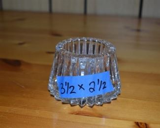 PLL #58 Crystal votive candle holder @ $5