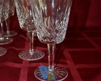 PLL #64 Waterford Wine Glasses @ $165
