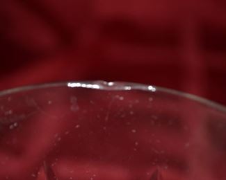 PLL #64 Waterford Wine Glasses @ $165 - Damage to 1